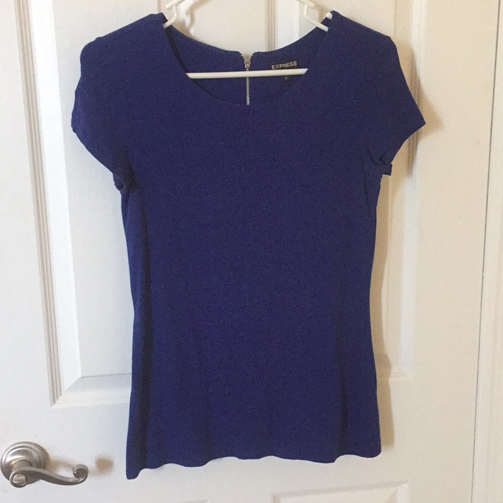 Express Zipper Back Top